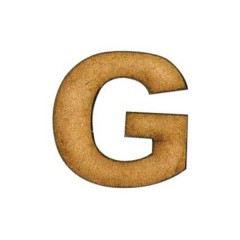 APLIQUE LETRA COMUM G - (M)